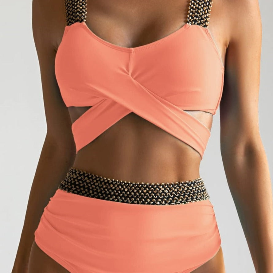 Costume da bagno 2 pezzi vita alta