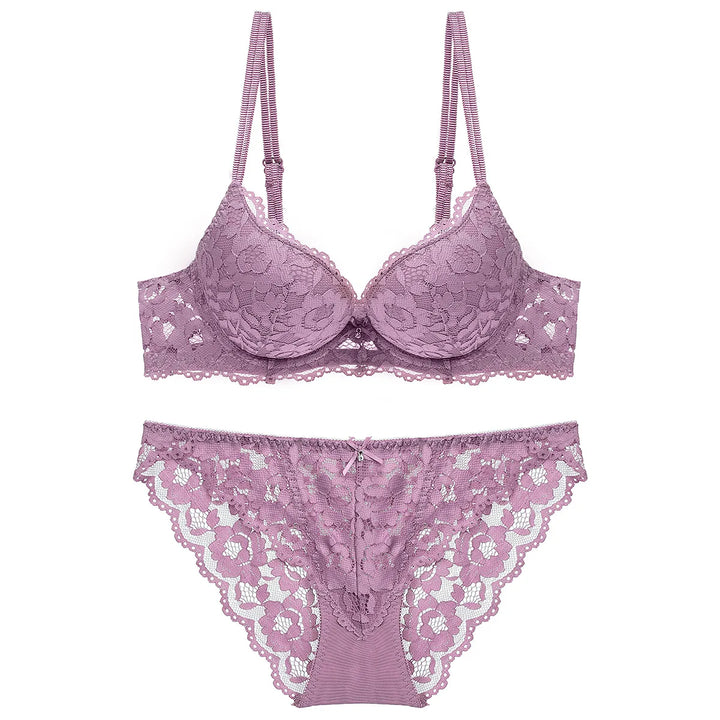 Set intimo in pizzo push-up