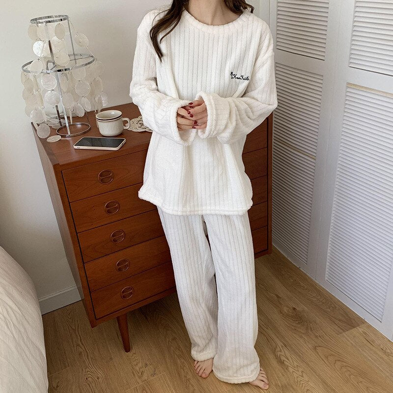 Set abbigliamento casa in pile