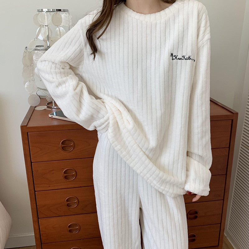 Set abbigliamento casa in pile
