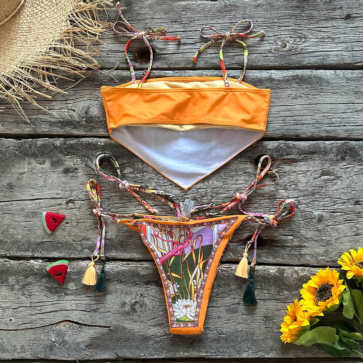 Costume da bagno stile bandana