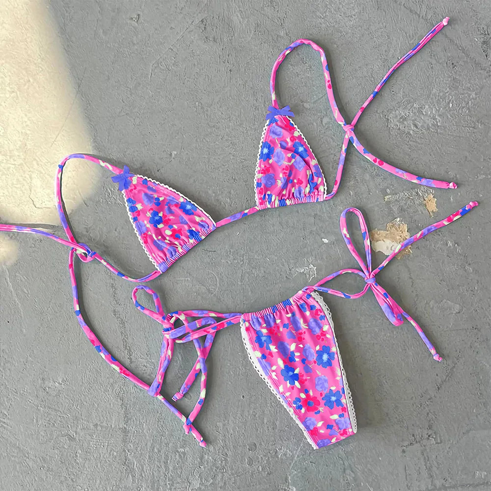 Bikini con laccetti