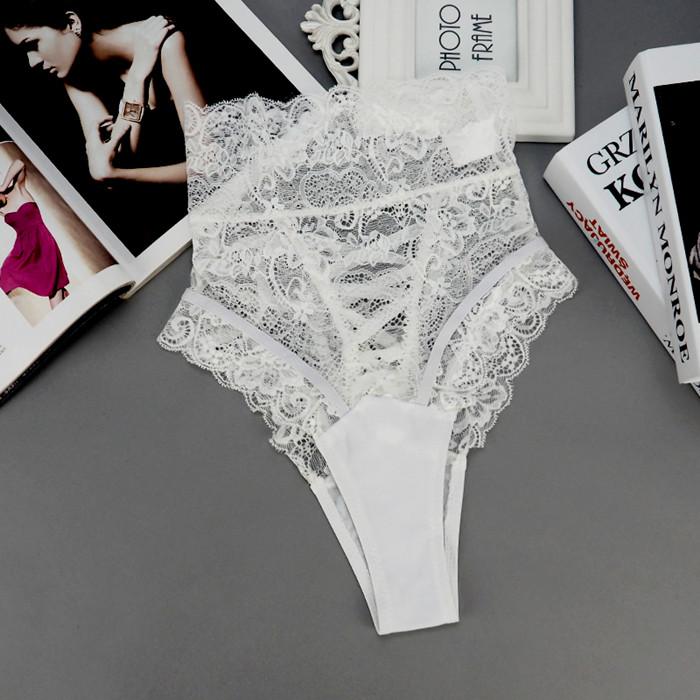 Slip in pizzo a vita alta