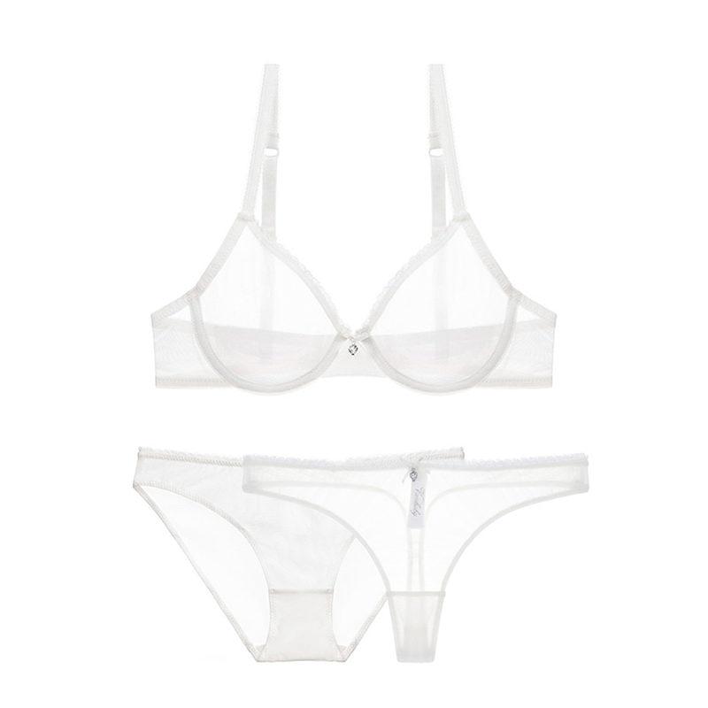 Set lingerie trasparente