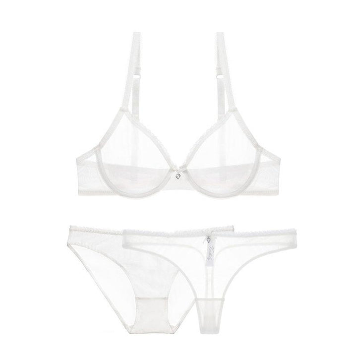 Set lingerie trasparente
