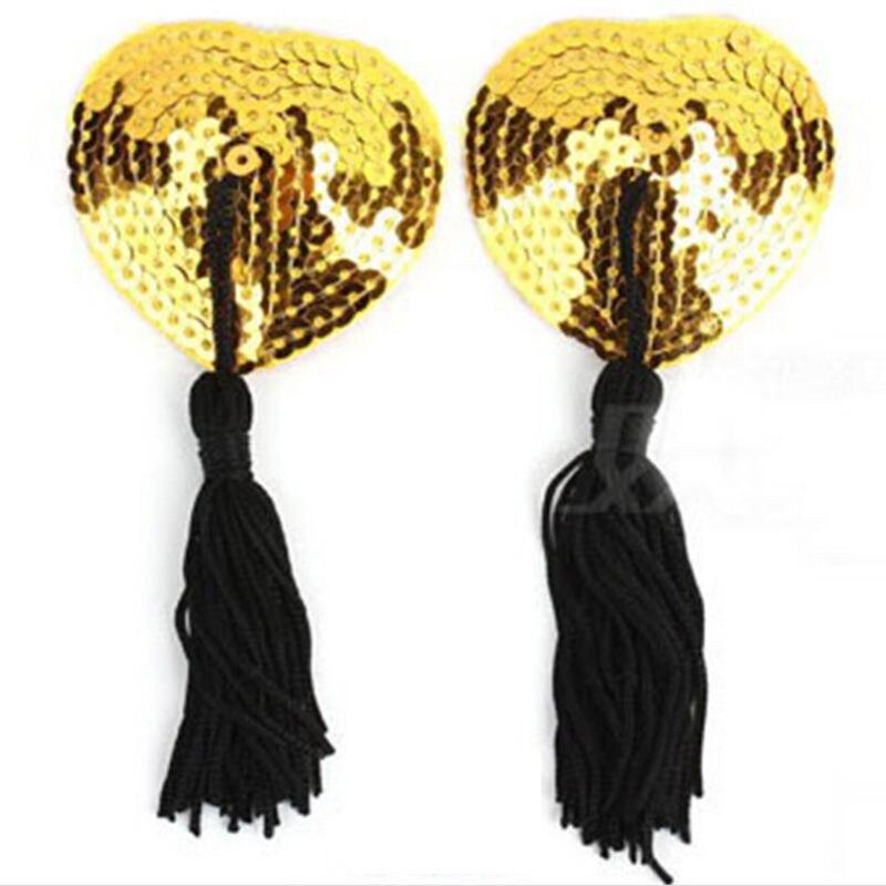 Adesivi per capezzoli con paillettes
