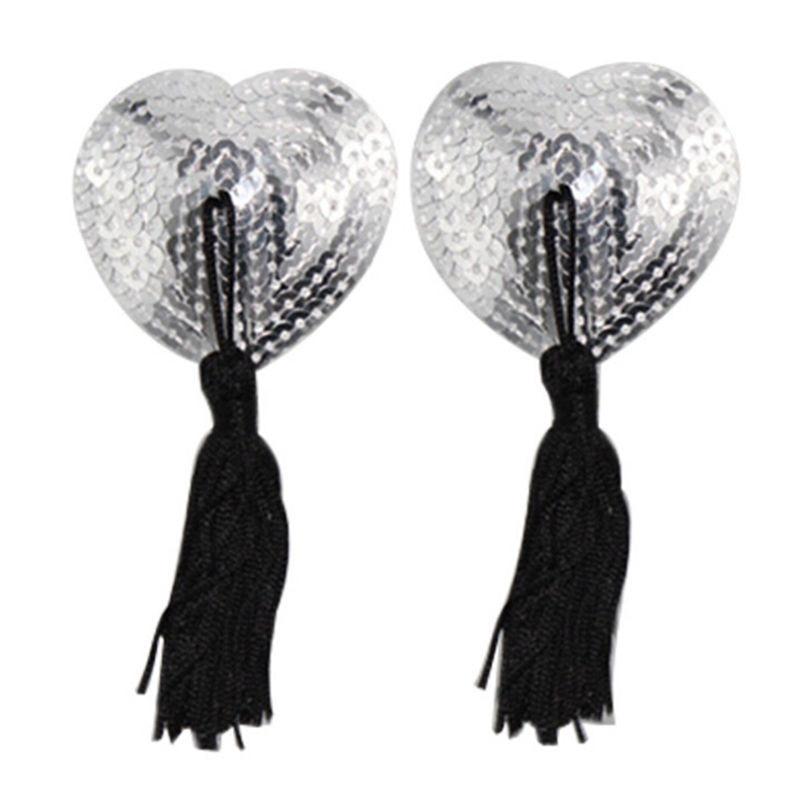 Adesivi per capezzoli con paillettes