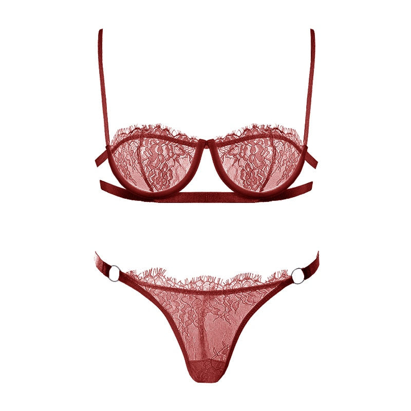 Set di biancheria intima di pizzo
