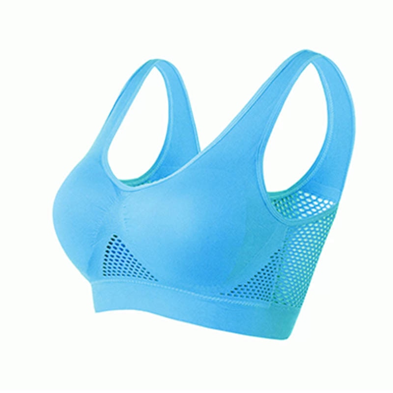 Reggiseno sportivo con rete