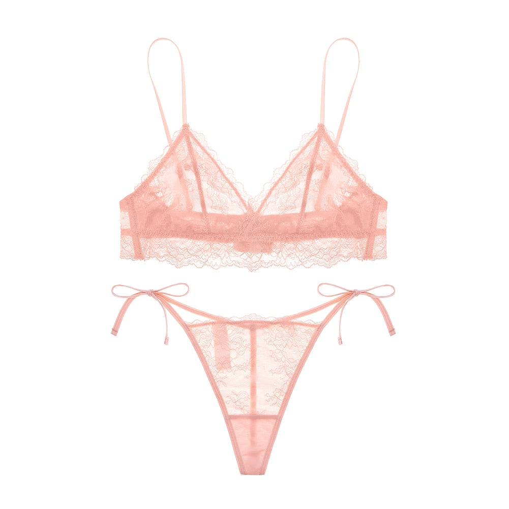 Set di biancheria intima di pizzo