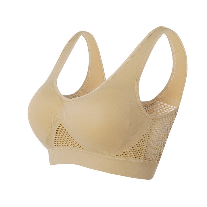 Reggiseno sportivo con rete