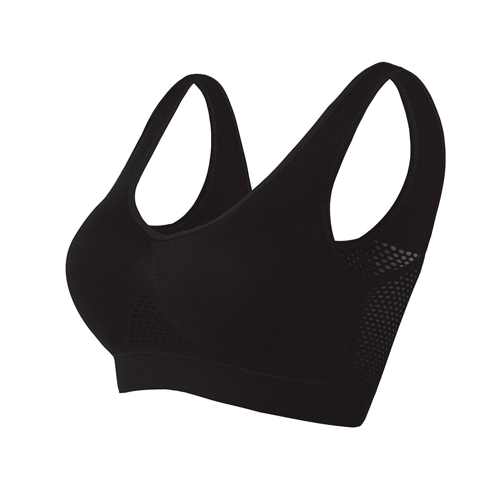 Reggiseno sportivo con rete