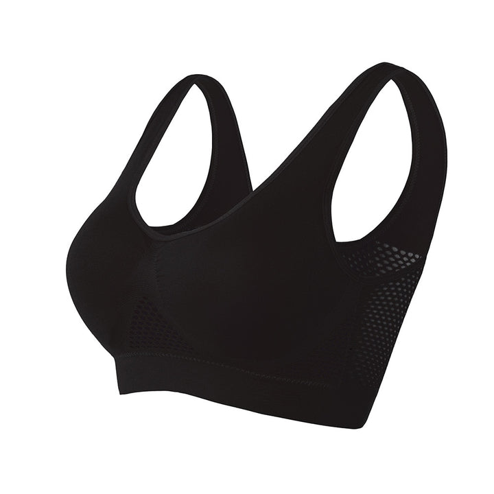Reggiseno sportivo con rete