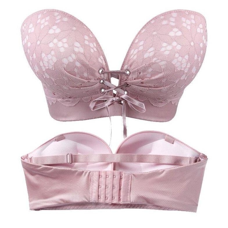 Reggiseno senza spalline con effetto push up