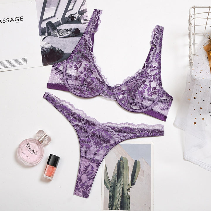 Set biancheria intima in pizzo