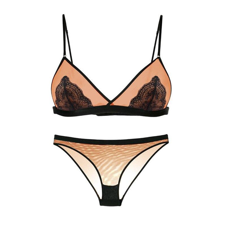 Set lingerie trasparente