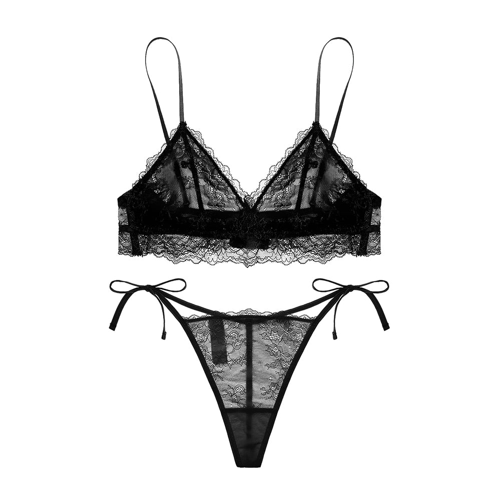 Set di biancheria intima di pizzo