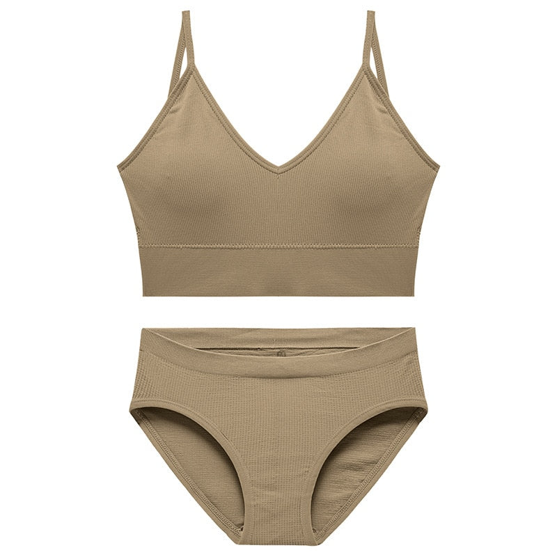 Set senza cuciture di biancheria intima sportiva