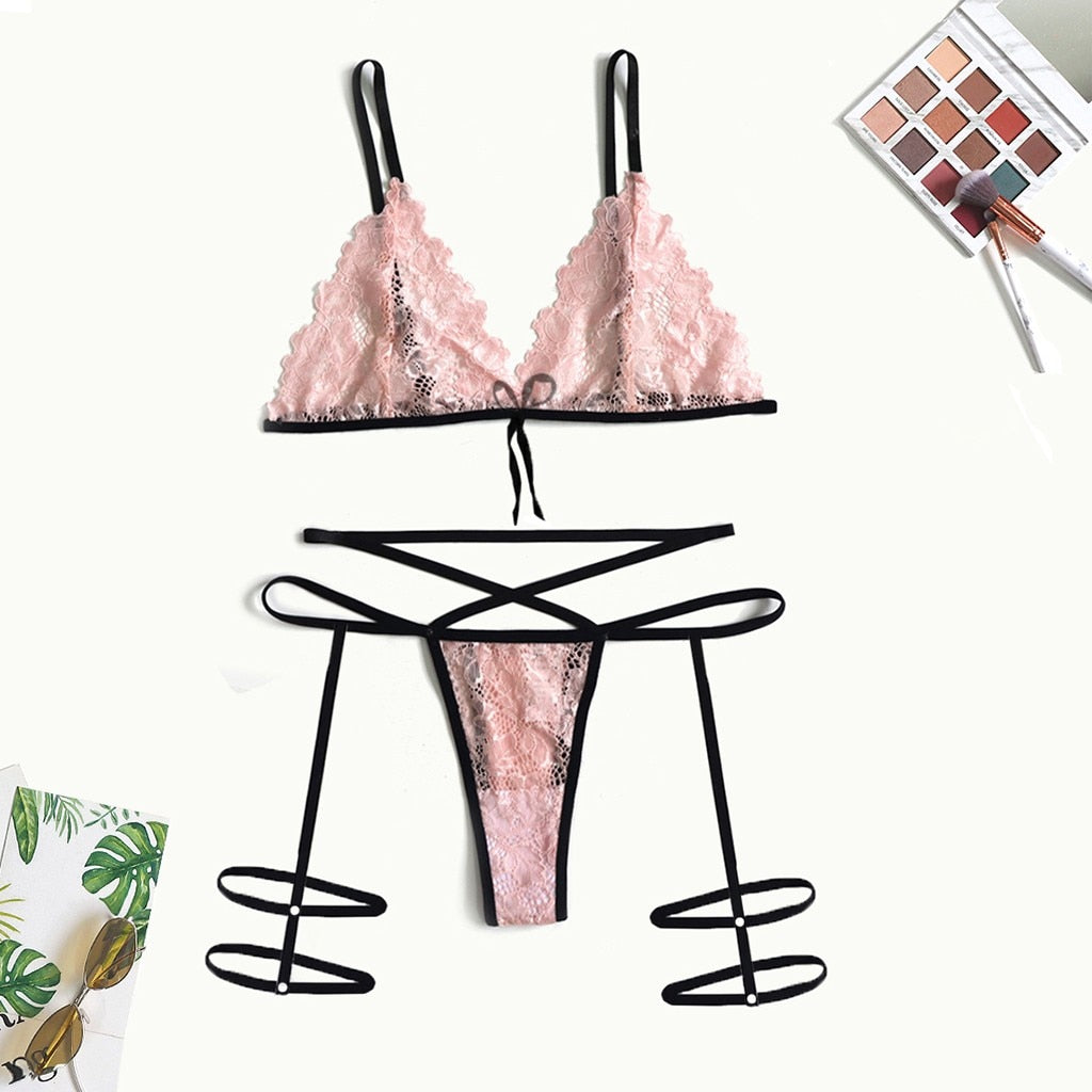 Un set di biancheria intima di pizzo