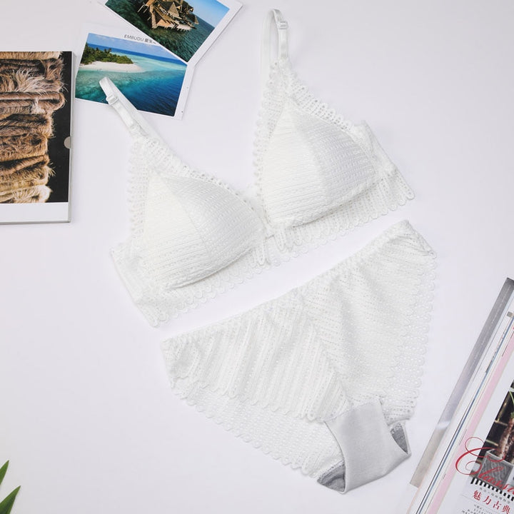 Un set di biancheria intima di pizzo
