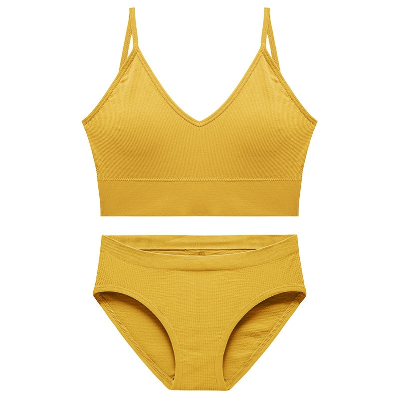 Set senza cuciture di biancheria intima sportiva