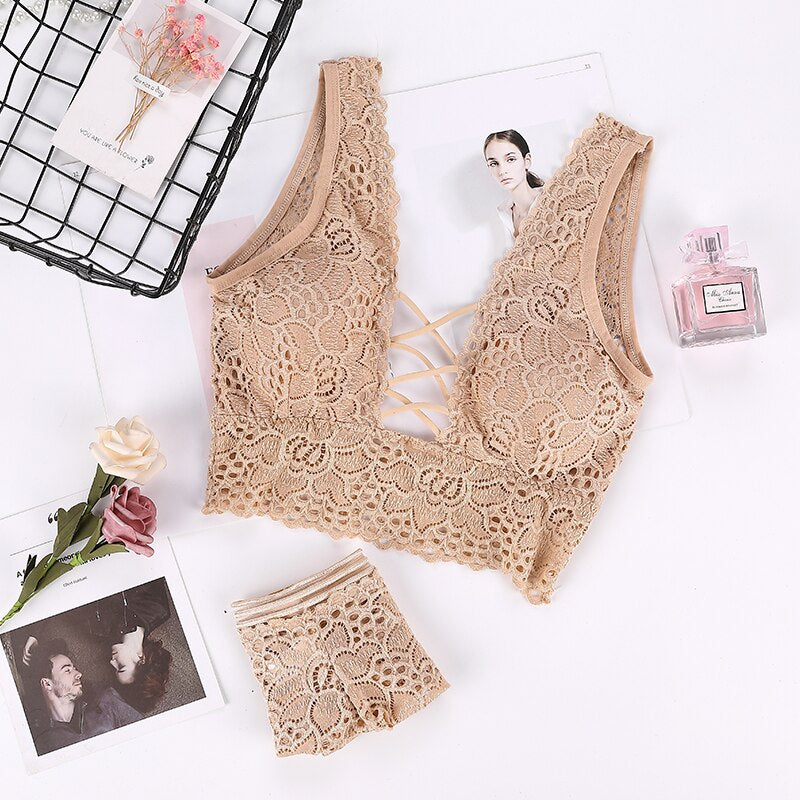 Set biancheria intima in pizzo