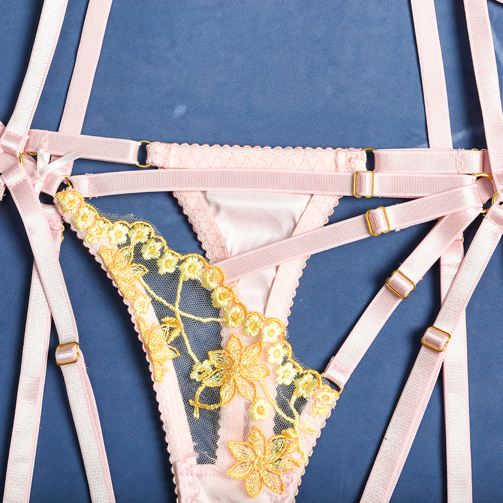 Completo intimo 3 pezzi con girocollo