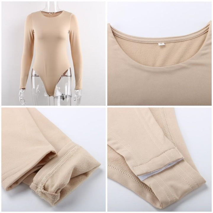 Body con maniche lunghe