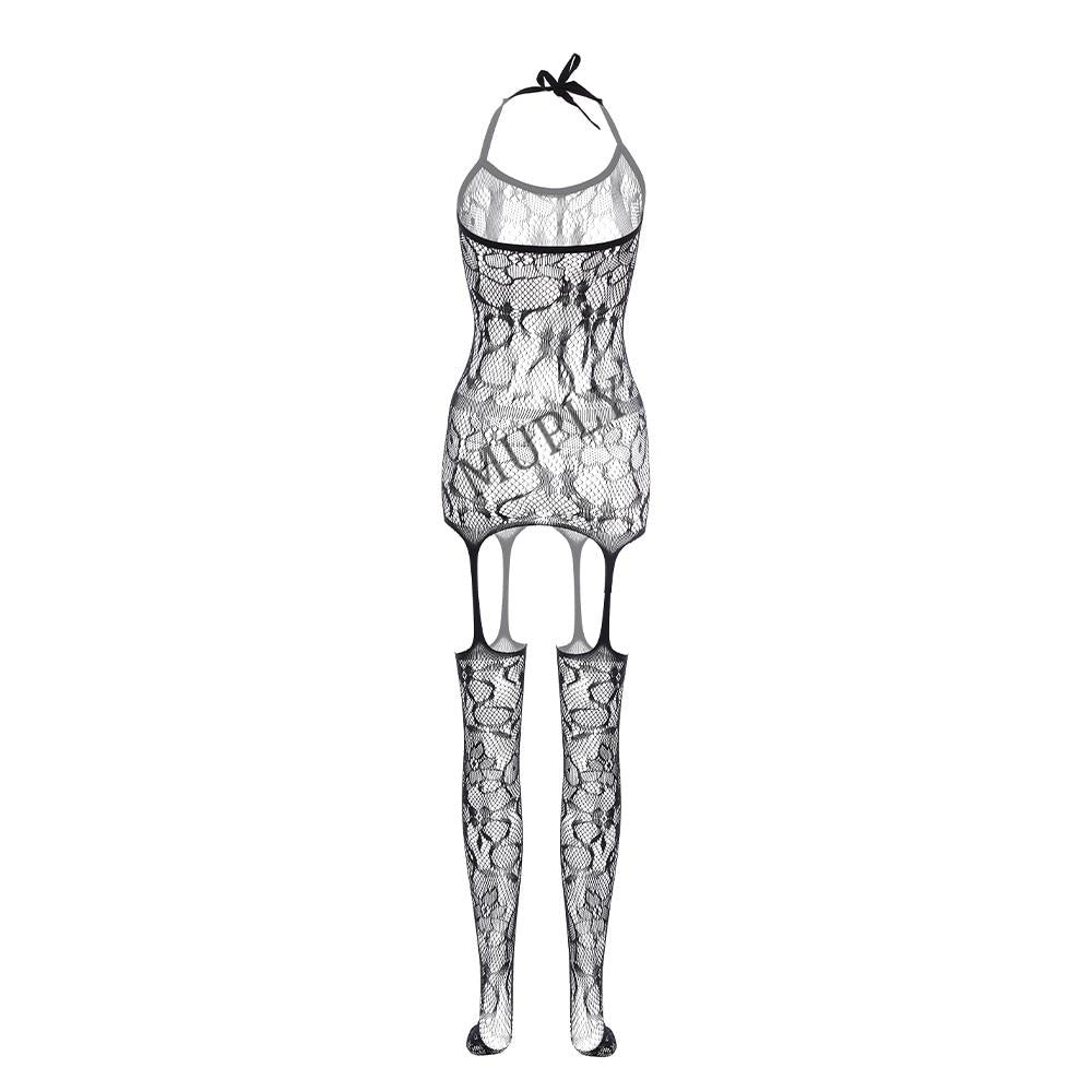 Bodystocking in pizzo