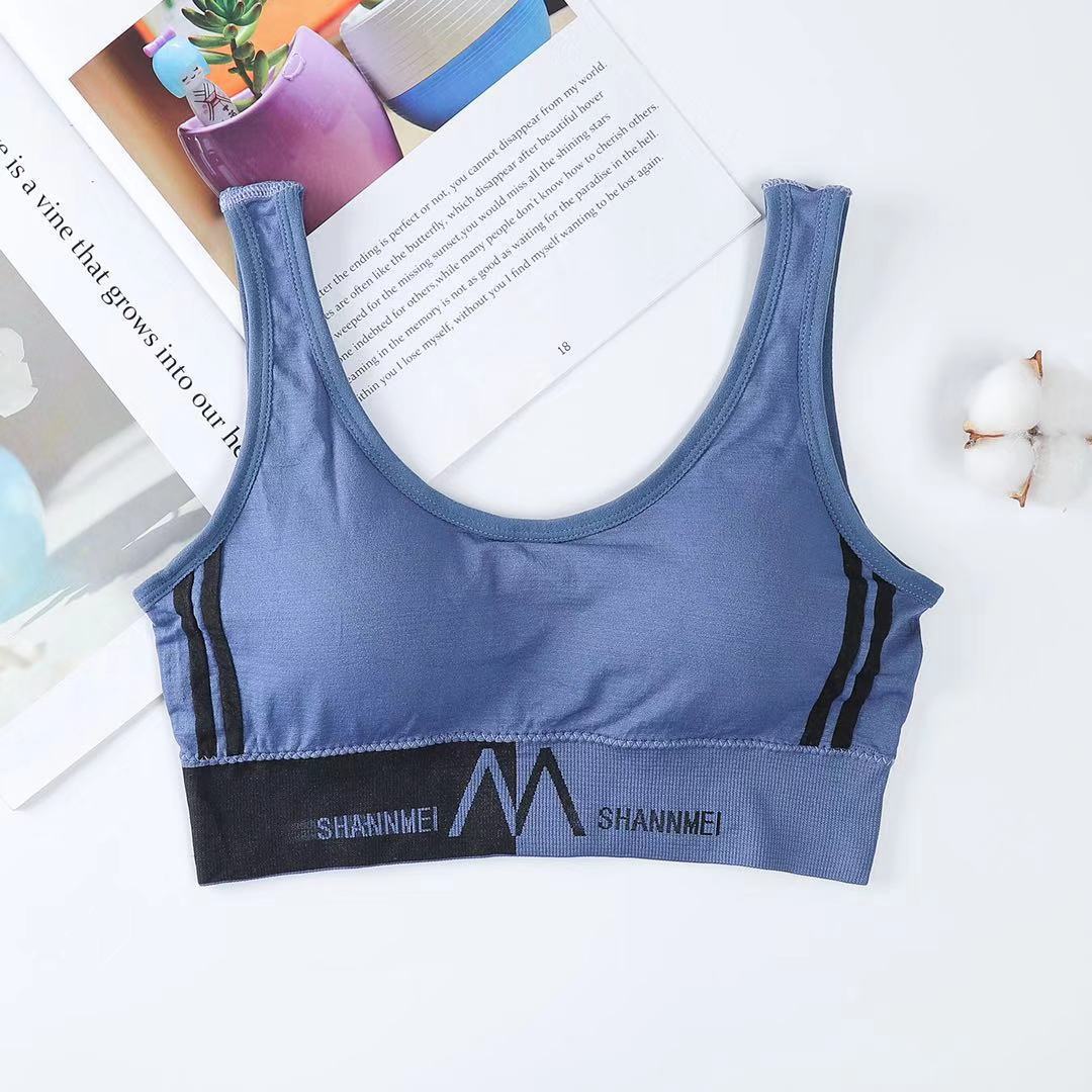 Reggiseno sportivo con scritte