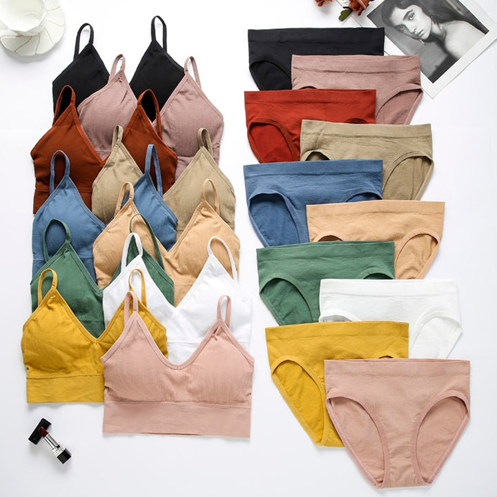 Set senza cuciture di biancheria intima sportiva