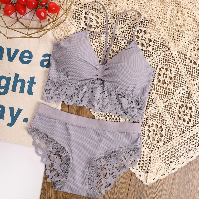 Set biancheria intima in pizzo