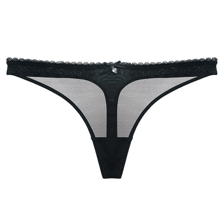 Set lingerie trasparente
