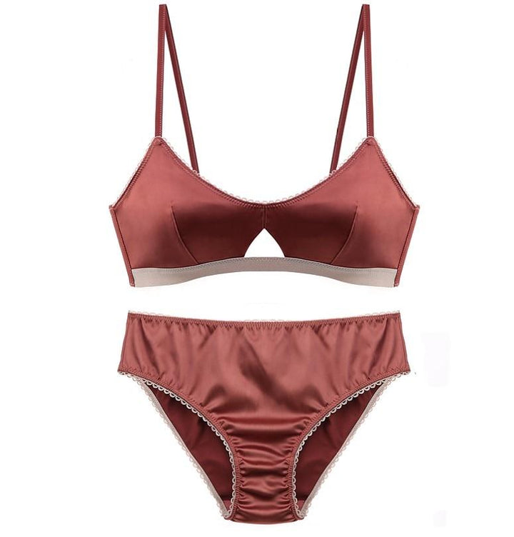 Completo intimo in raso