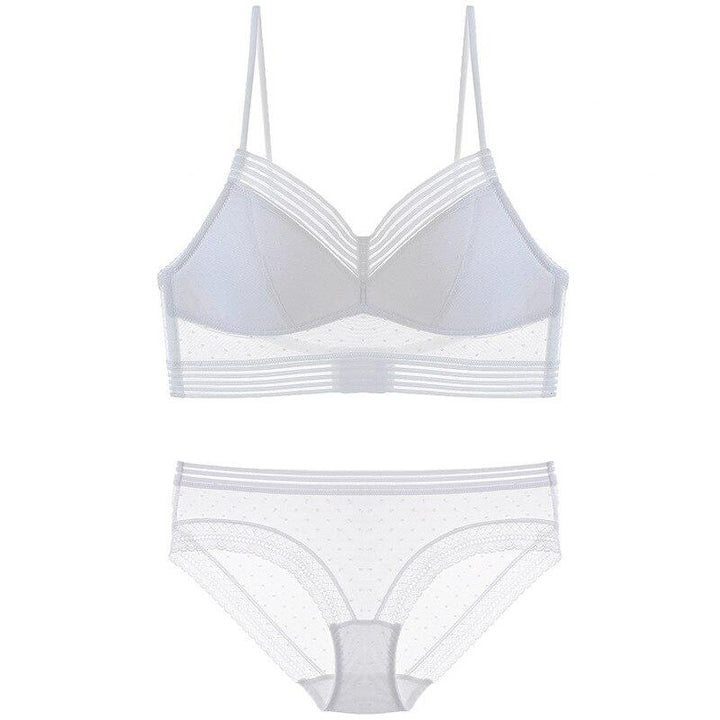 Set lingerie trasparente