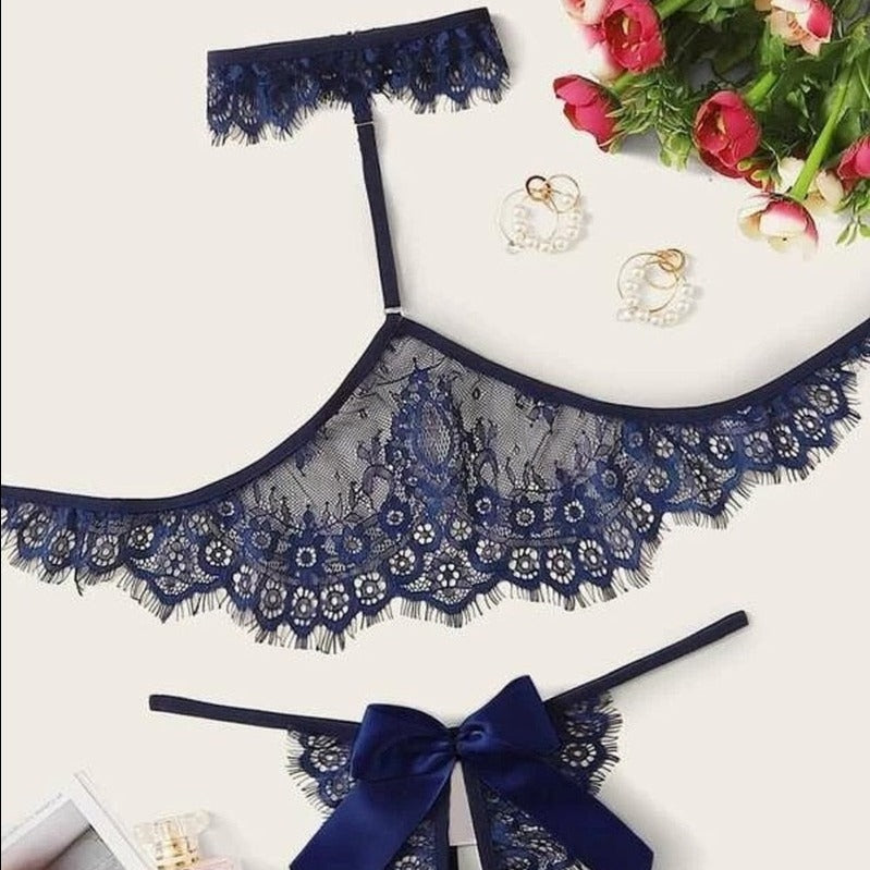Un set di biancheria intima di pizzo