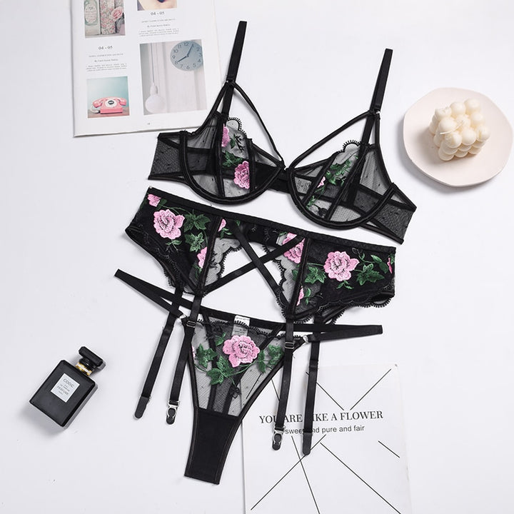 Set di biancheria intima in rete
