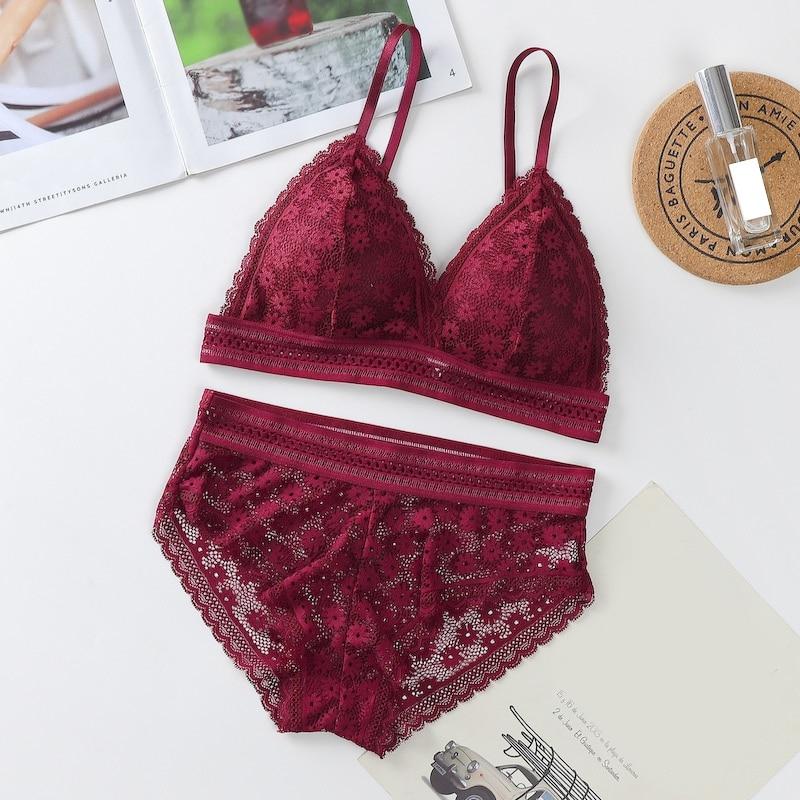 Set lingerie in pizzo