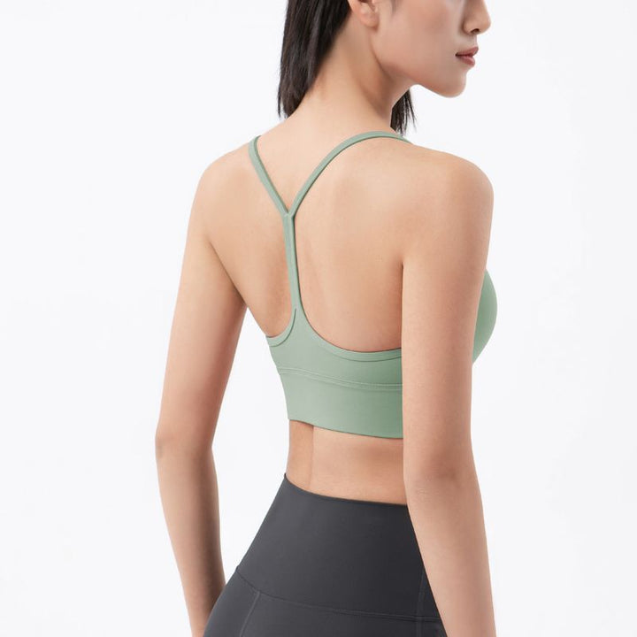 Reggiseno sportivo con spalline sottili