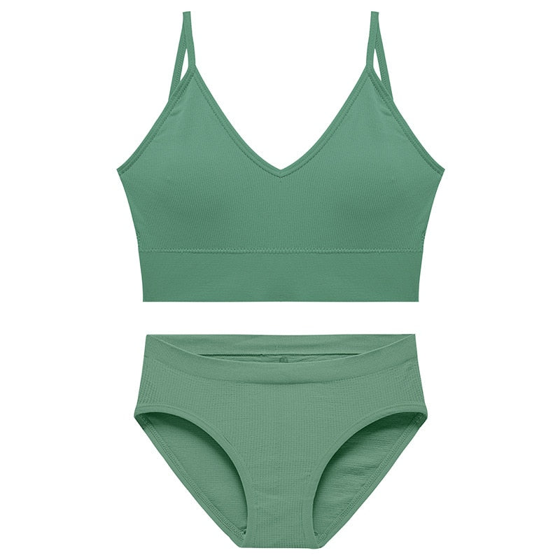Set senza cuciture di biancheria intima sportiva