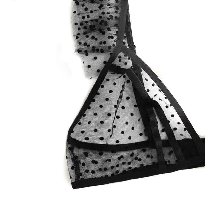 Set di biancheria intima a pois