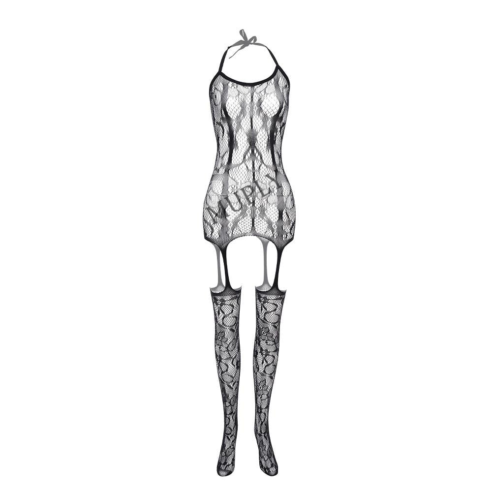 Bodystocking in pizzo