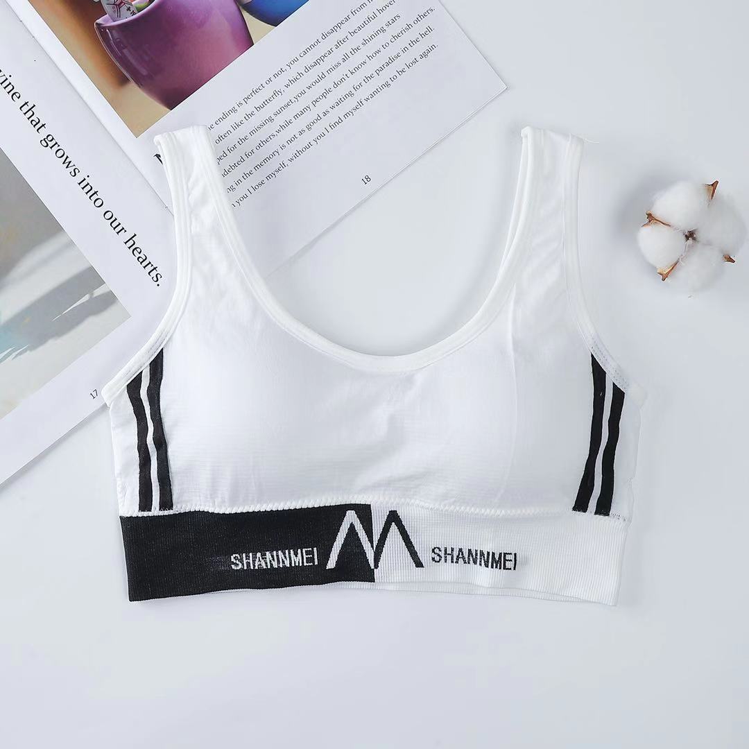 Reggiseno sportivo con scritte