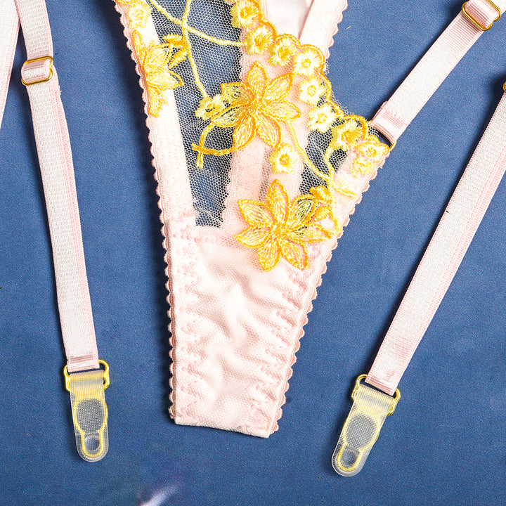 Completo intimo 3 pezzi con girocollo