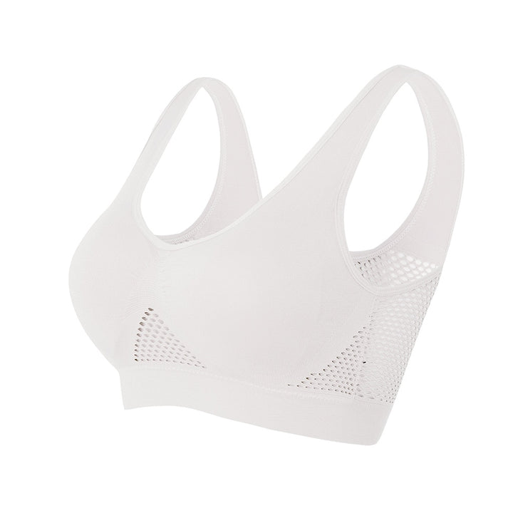 Reggiseno sportivo con rete