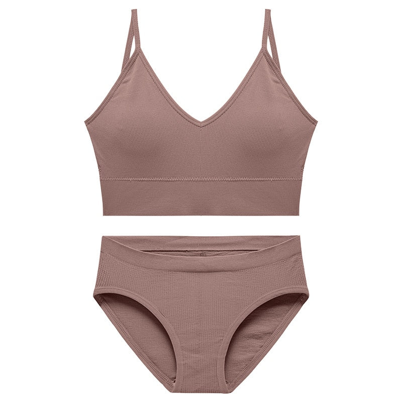 Set senza cuciture di biancheria intima sportiva