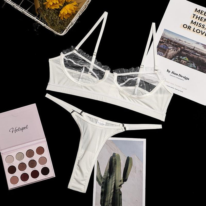 Set lingerie trasparente