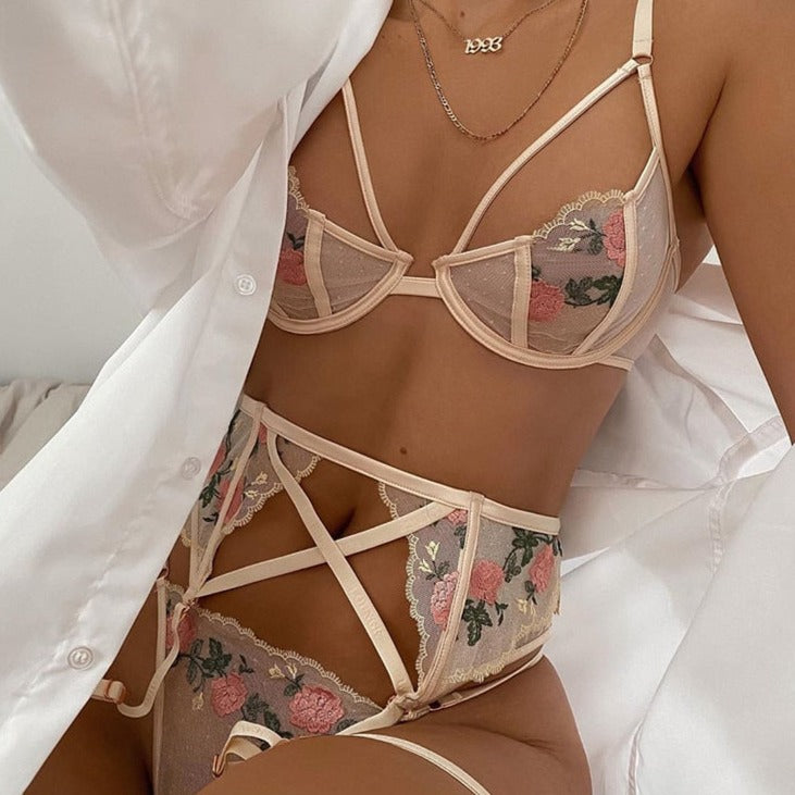 Set di biancheria intima in rete