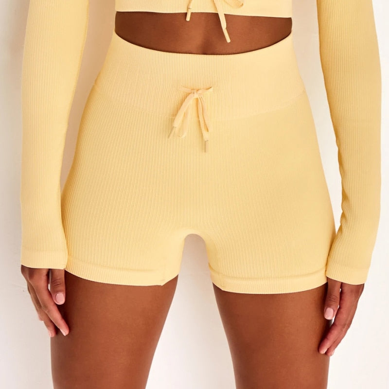 Pantaloncini sportivi a vita alta