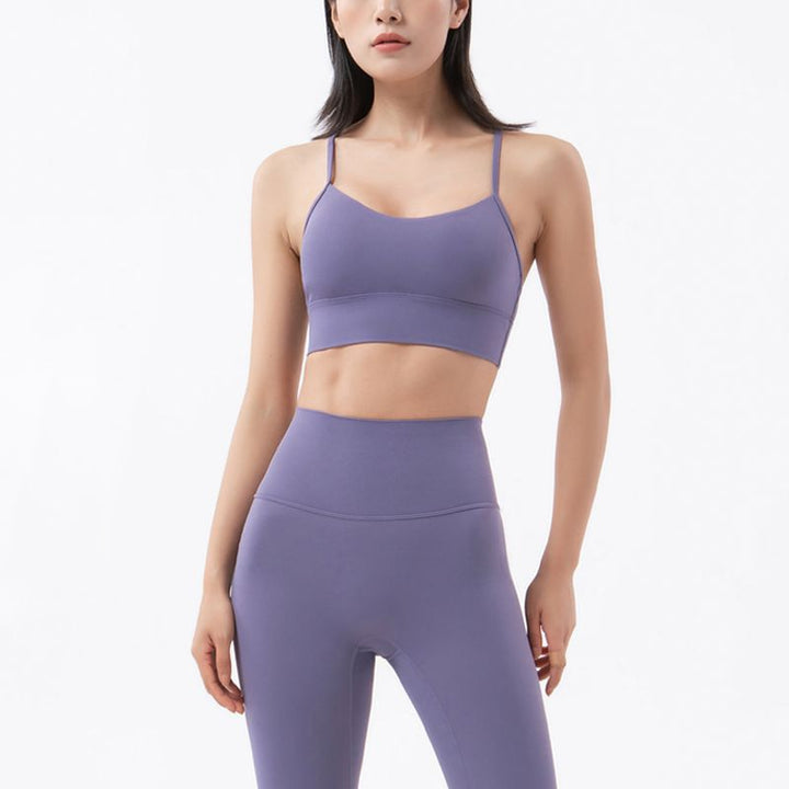 Reggiseno sportivo con spalline sottili